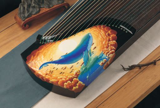 海棠&middot;大魚(yú)海棠 考級(jí)收藏型專(zhuān)業(yè)半挖古箏