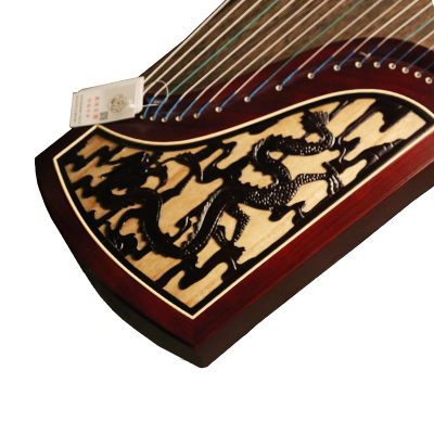 龍鳳古箏普及浮雕雙弧古箏
