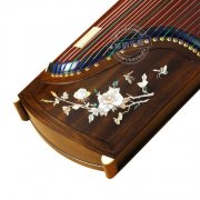 金韻古箏01055B花鳥 高級演奏箏 金韻楠木螺鈿古箏